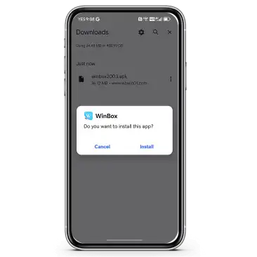 Winbox Download install APK on Android