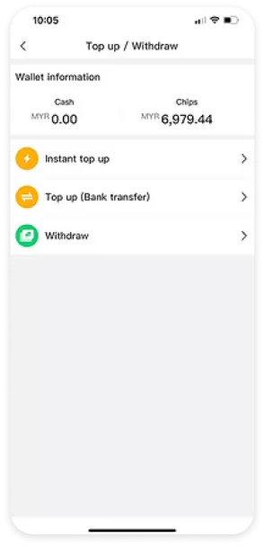 Winbox Withdraw Tutorial Step 1 – Select Withdraw Option