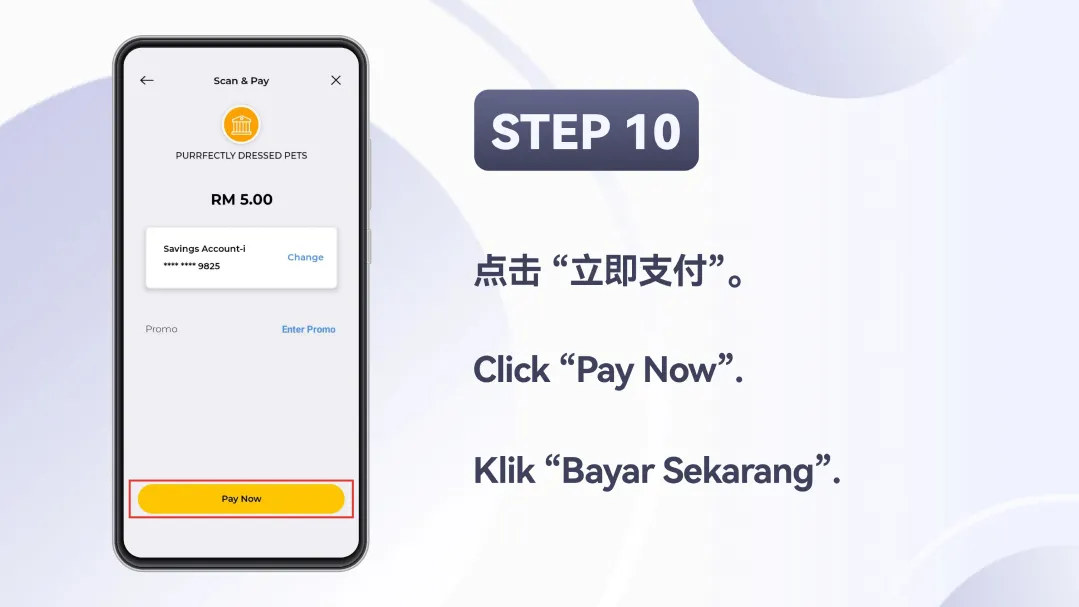 Winbox TNG & DuitNow Top Up Tutorial Step 10 – Click Pay Now