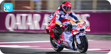 Winbox brand ambassador Marc Márquez official campaign visual