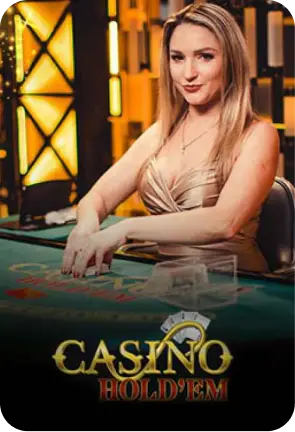 Winbox Evolution Casino Hold’em Live – professional live dealer hosting real-time Texas Hold’em poker action.
