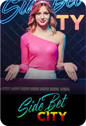 Winbox Evolution Side Bet City Live – retro-style poker game show with live dealer and fast-paced excitement.